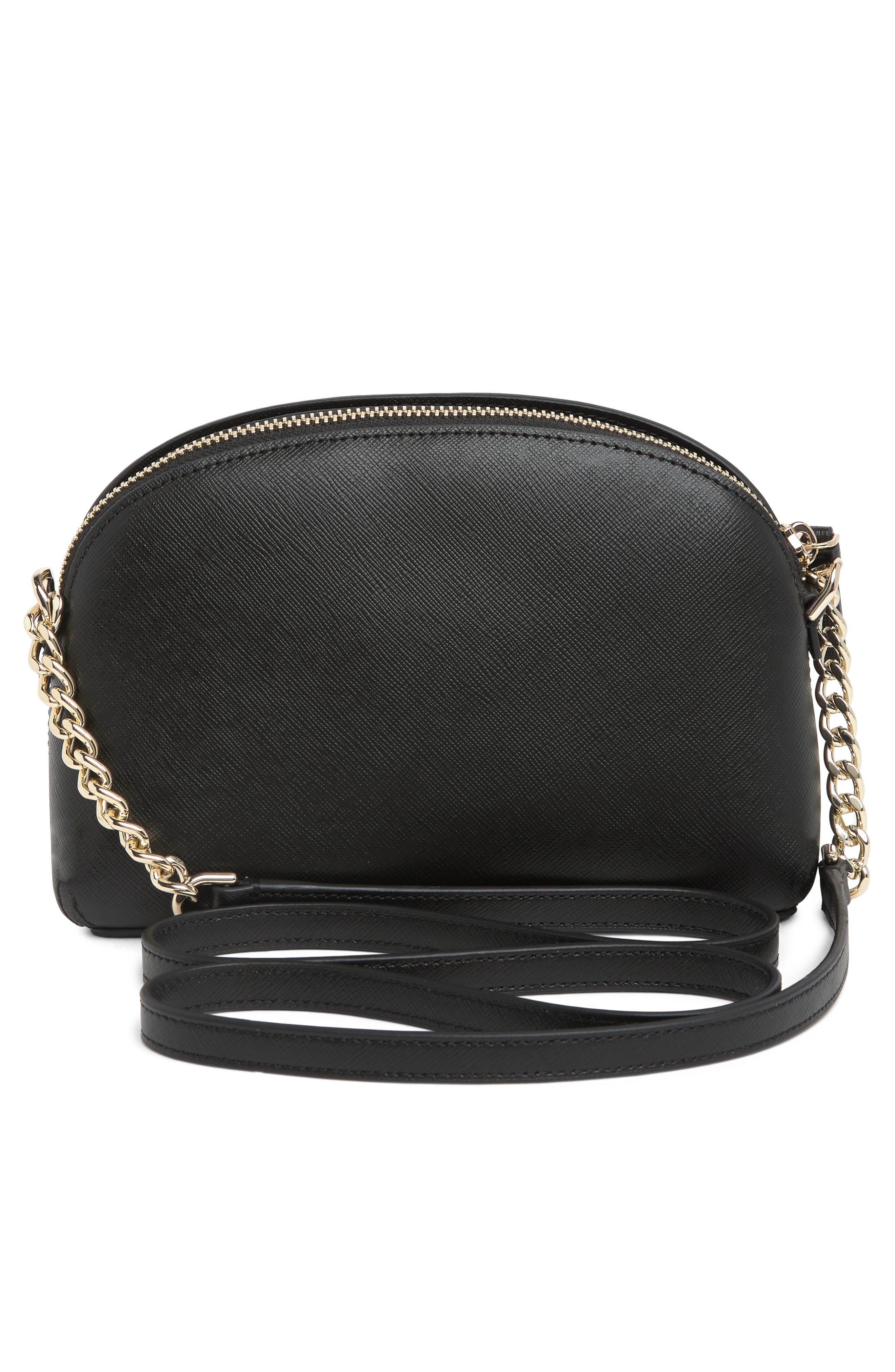 Kate Spade New York hilli leather crossbody bag, Alternate, color, Black