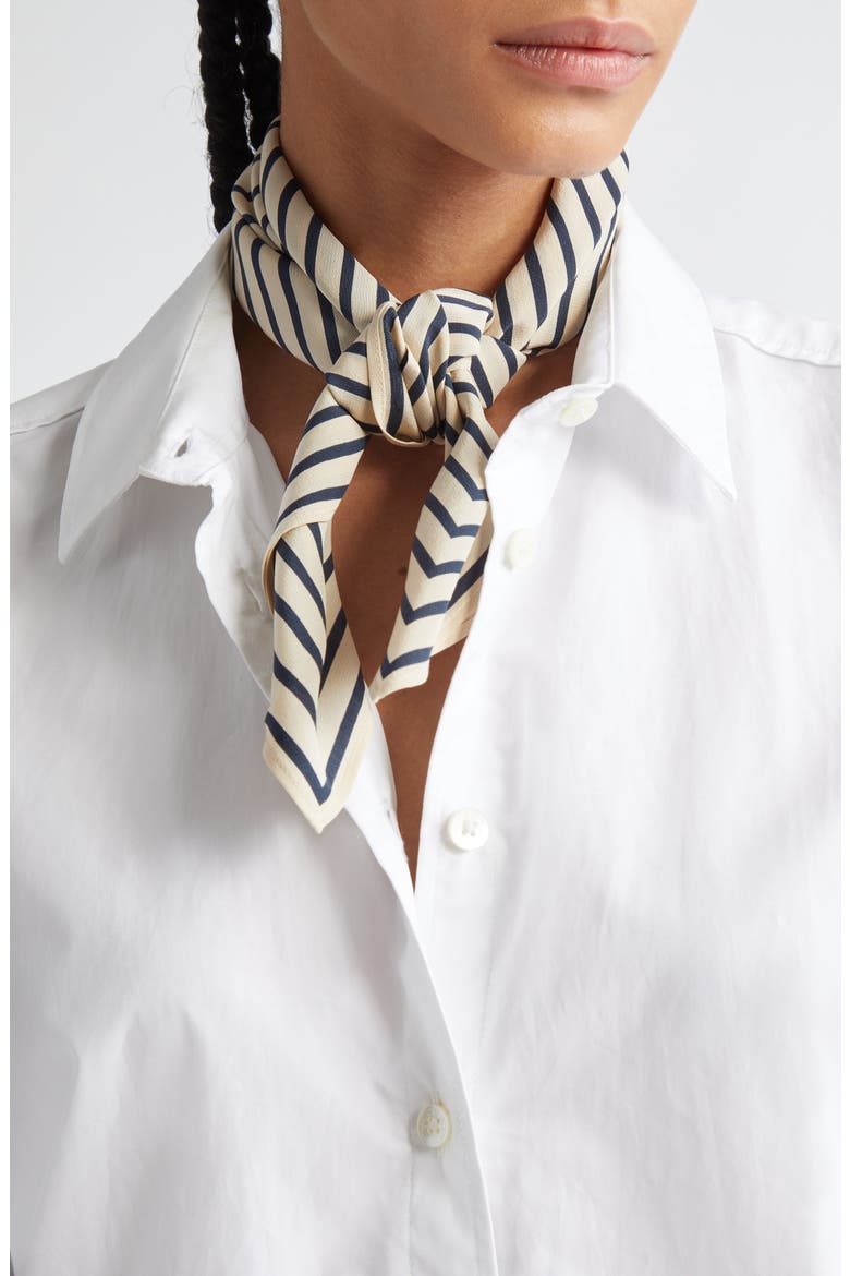 Signature Logo Square Silk Scarf, Alternate, color, MONOGRAM PRINT