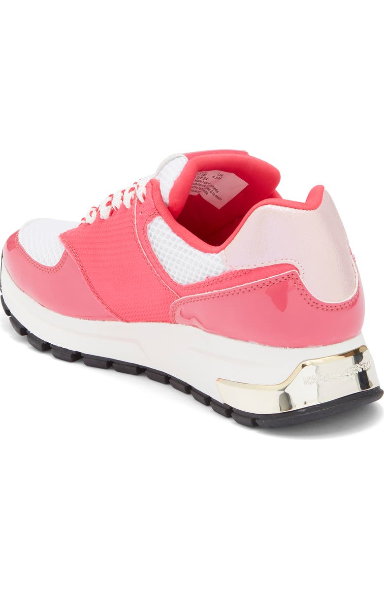 KARL LAGERFELD PARIS Mayu Sneaker, Alternate, color, White/ Teaberry