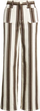 Madewell The Emmy Stripe Wide Leg Pants