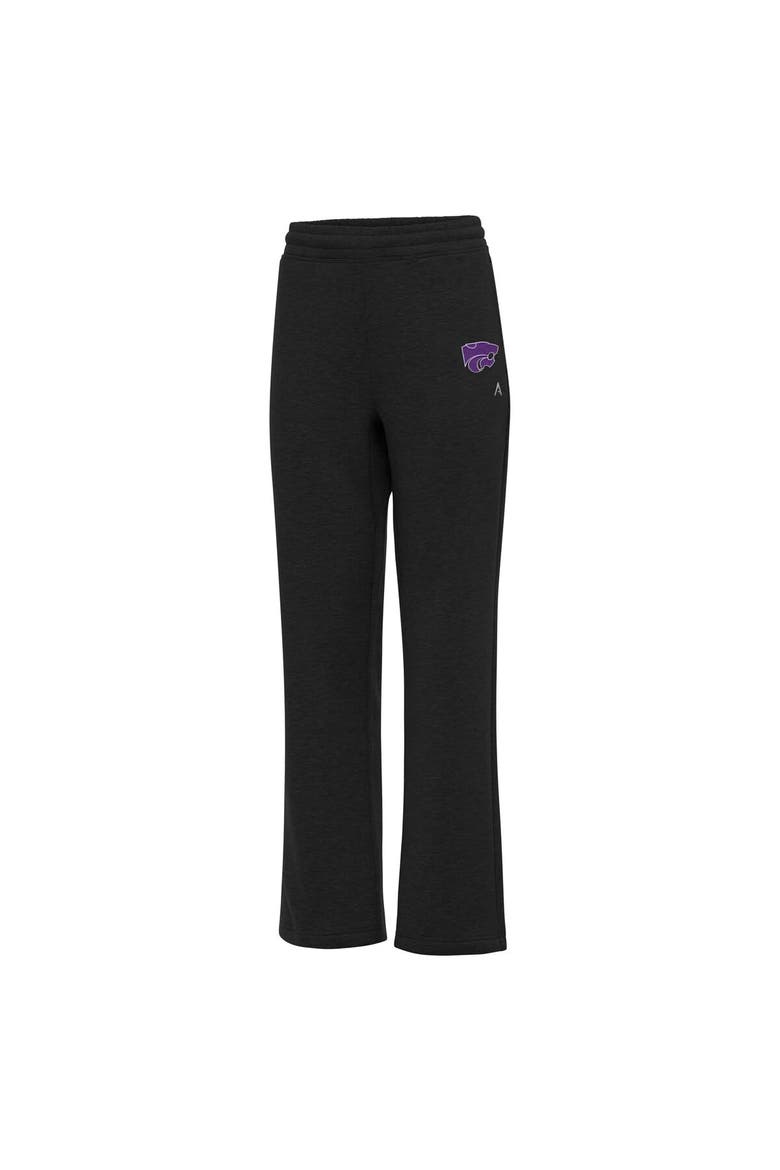 Women's Antigua Black Kansas State Wildcats Victory Sweatpants, Main, color, Black