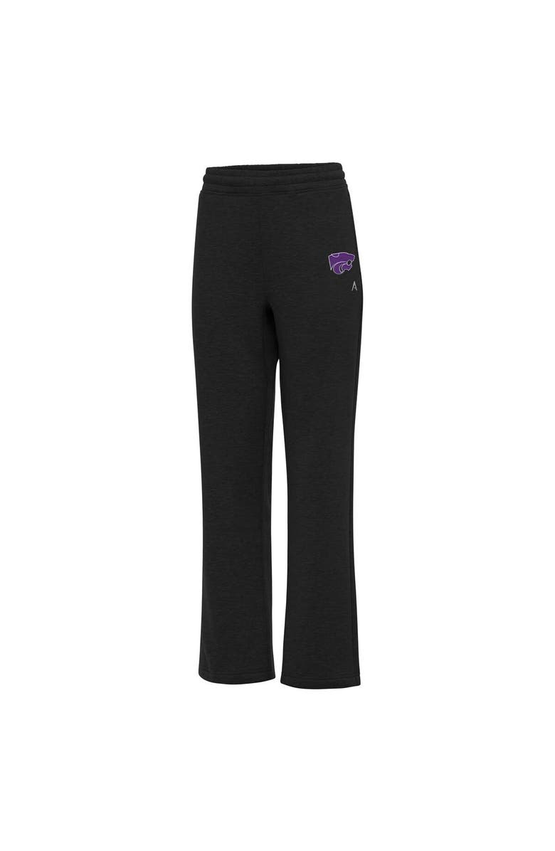 ANTIGUA Women's Antigua Black Kansas State Wildcats Victory Sweatpants, Main, color, 