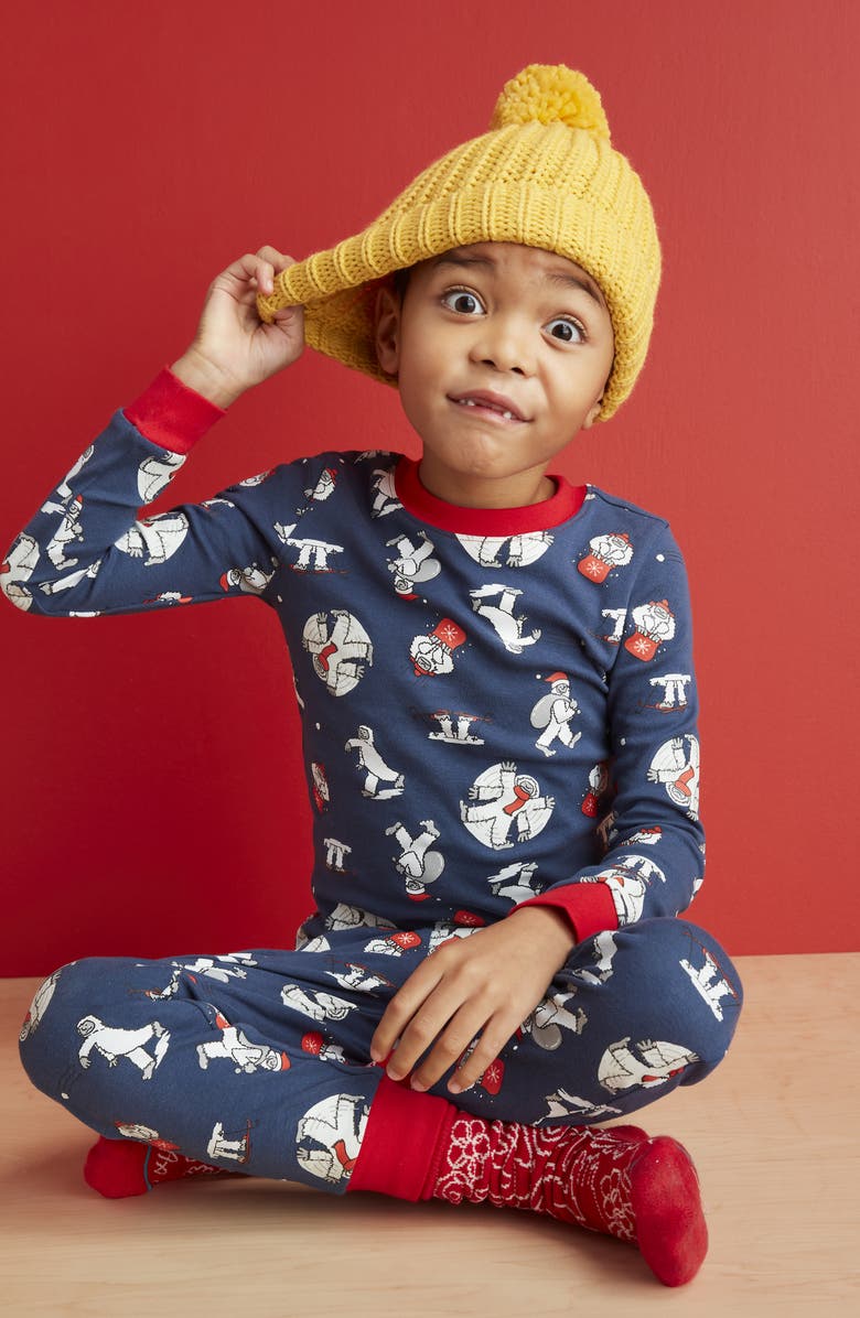 Tucker + Tate Glow in the Dark Fitted Two-Piece Pajamas, Alternate, color, 