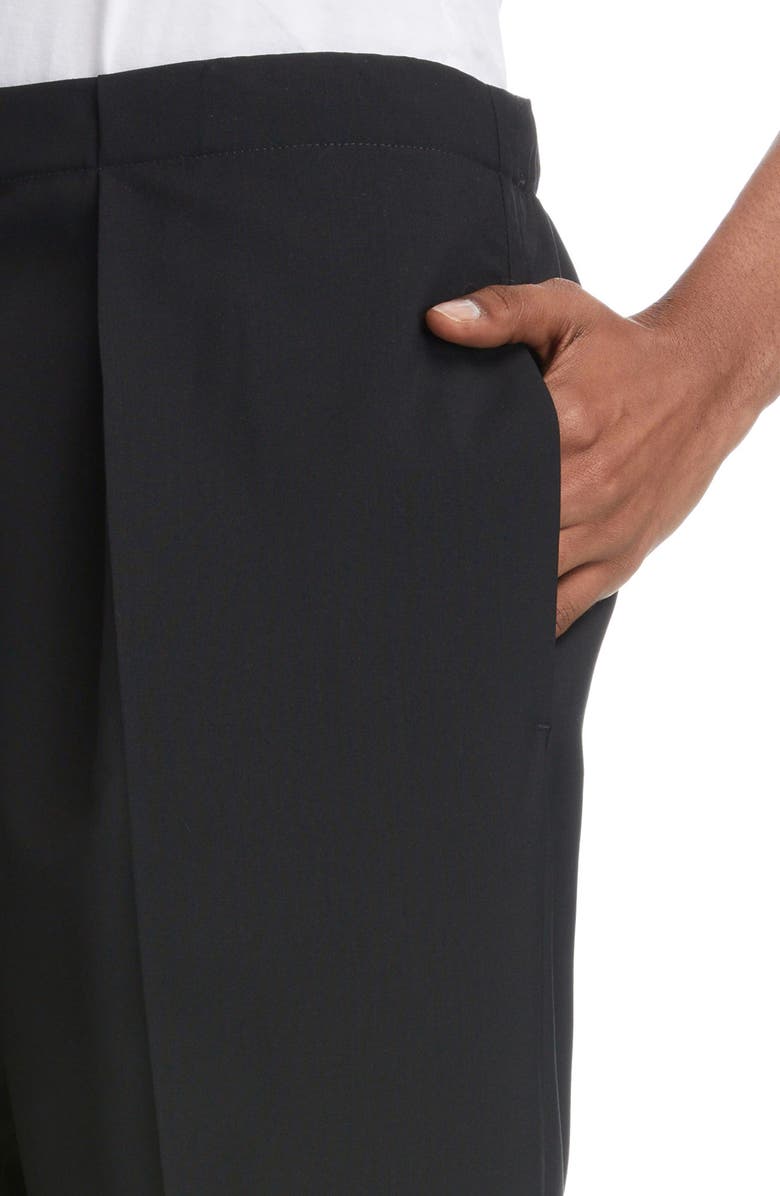 Acne Studios Pernille Wool Straight Leg Trousers, Alternate, color, 