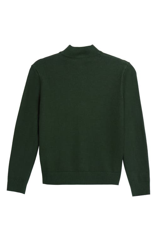 X-ray Xray Kids' Full Zip Cardigan Sweater In Green