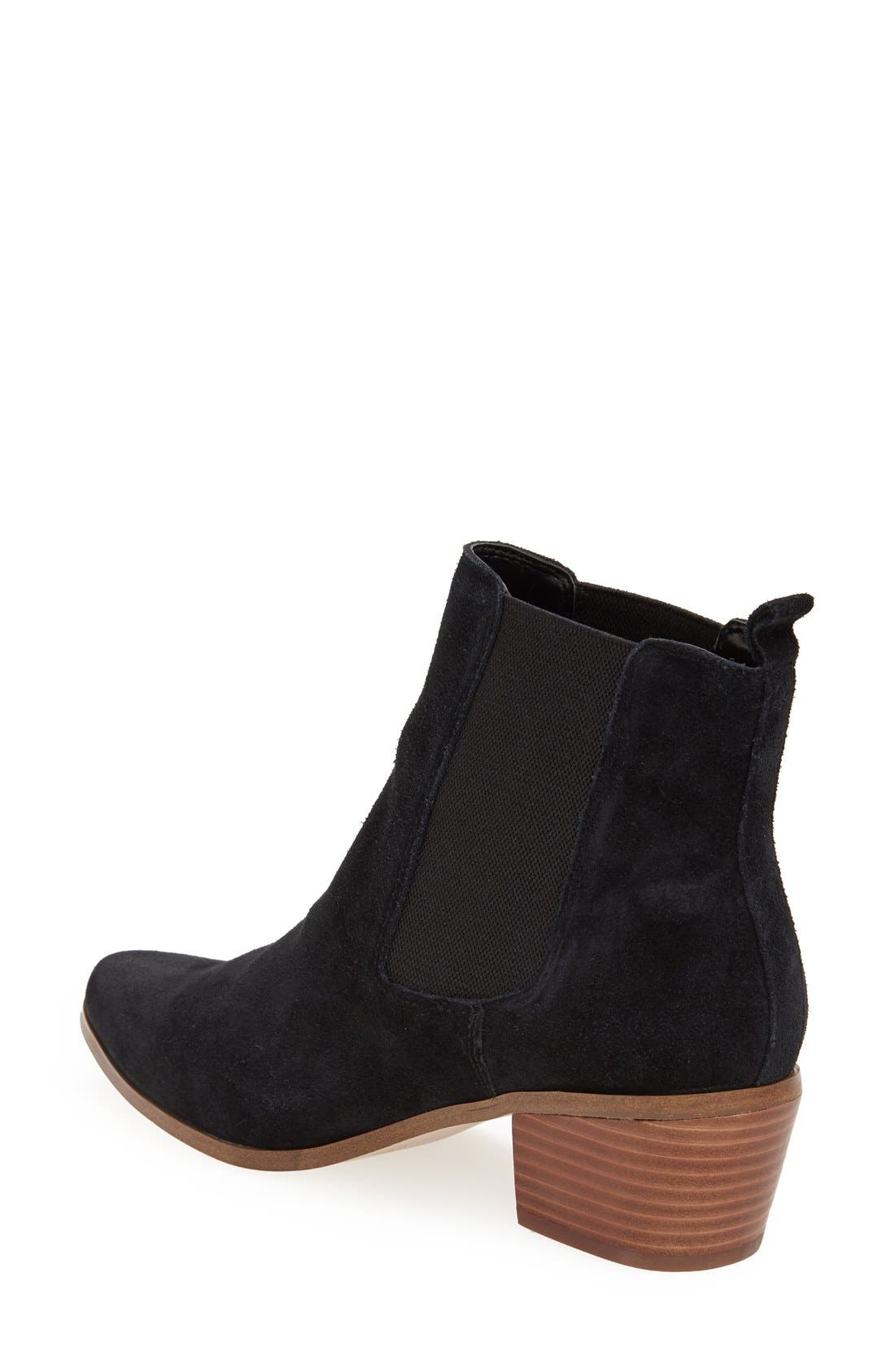 'Annex' Chelsea Ankle Boot, Alternate, color, BLACK
