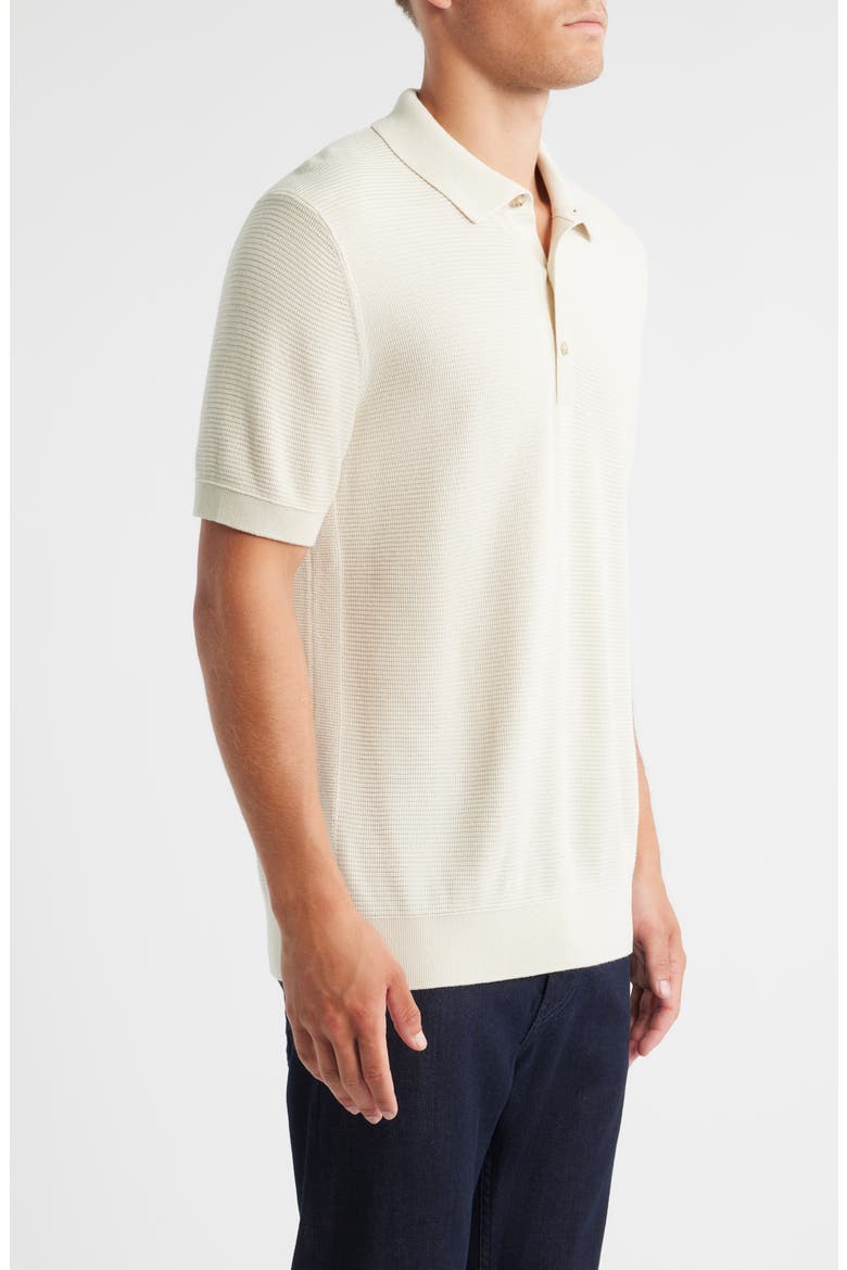 Iannotti Cotton Blend Polo, Alternate, color, OPEN WHITE