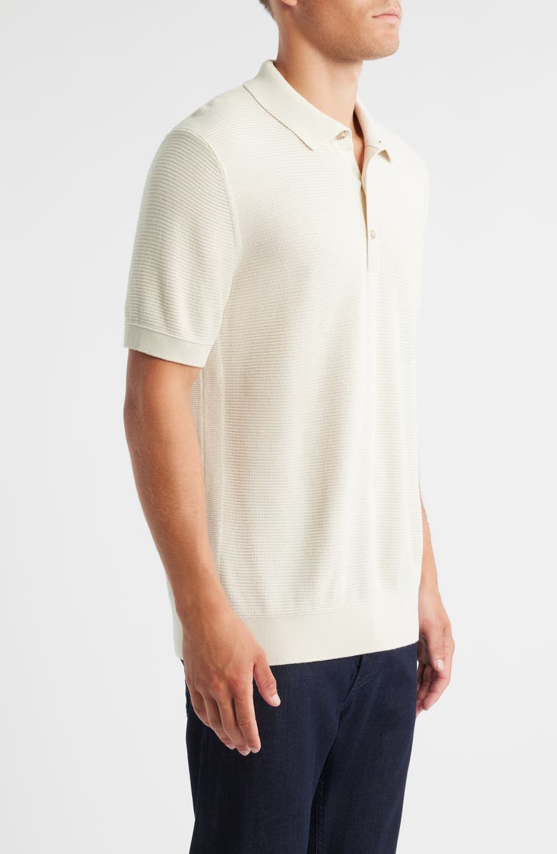 BOSS Iannotti Cotton Blend Polo, Alternate, color, Open White