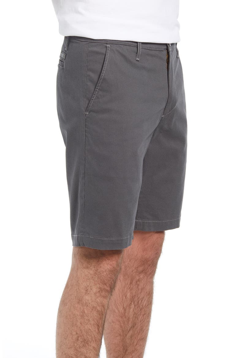 Griffin Geo Print Flat Front Shorts, Alternate, color, JORDAN FOLKESTONE GREY
