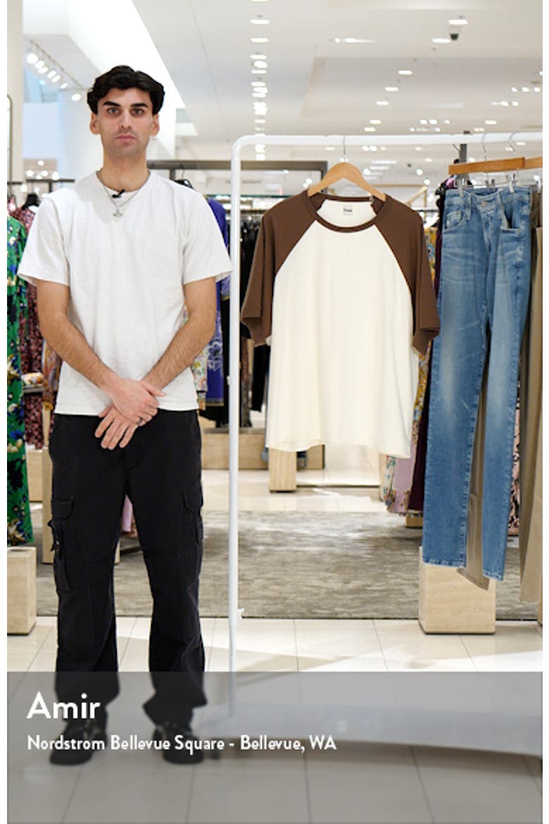 Oversize Short Sleeve Raglan T-Shirt video