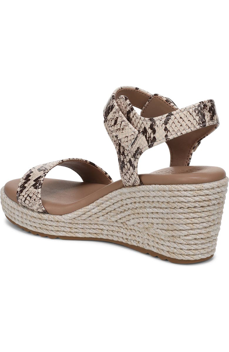 Naturalizer Stella Platform Wedge Sandal, Alternate, color, Beige Multi