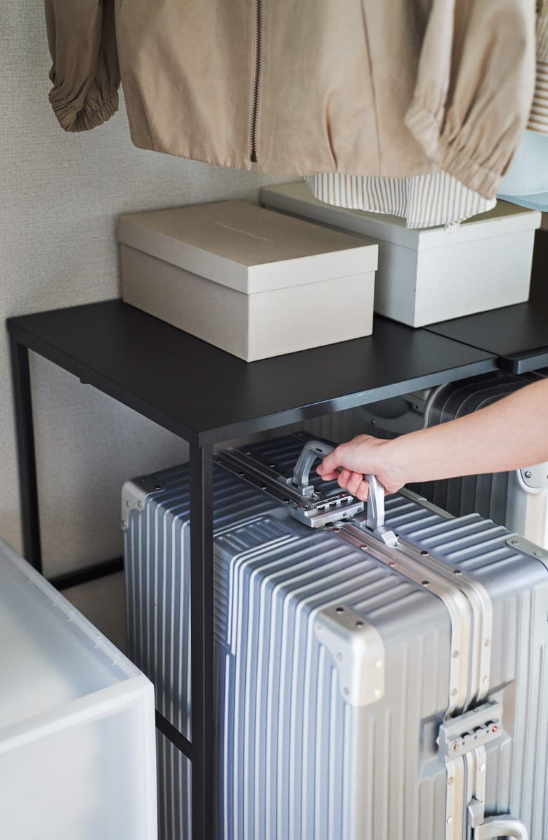 Yamazaki Suitcase Rack, Alternate, color, Black