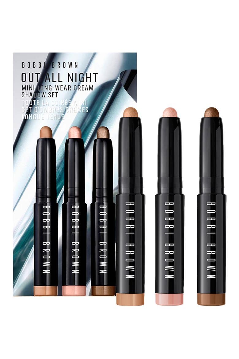 Out All Night Mini Long-Wear Cream Shadow Set USD $50 Value, Main, color, NO COLOR