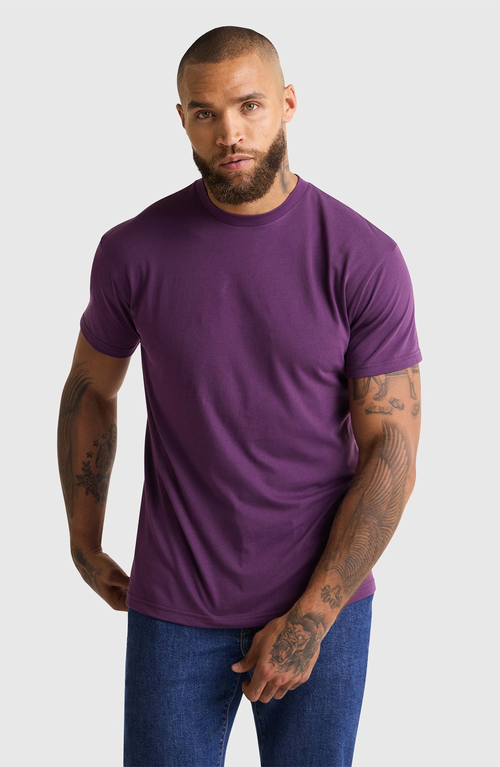 Epic Fits Crew Neck T-shirt In Purple