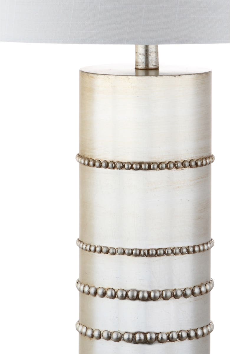 JONATHAN Y Evelyn 31" Resin LED Table Lamp, Silver, Alternate, color, Silver