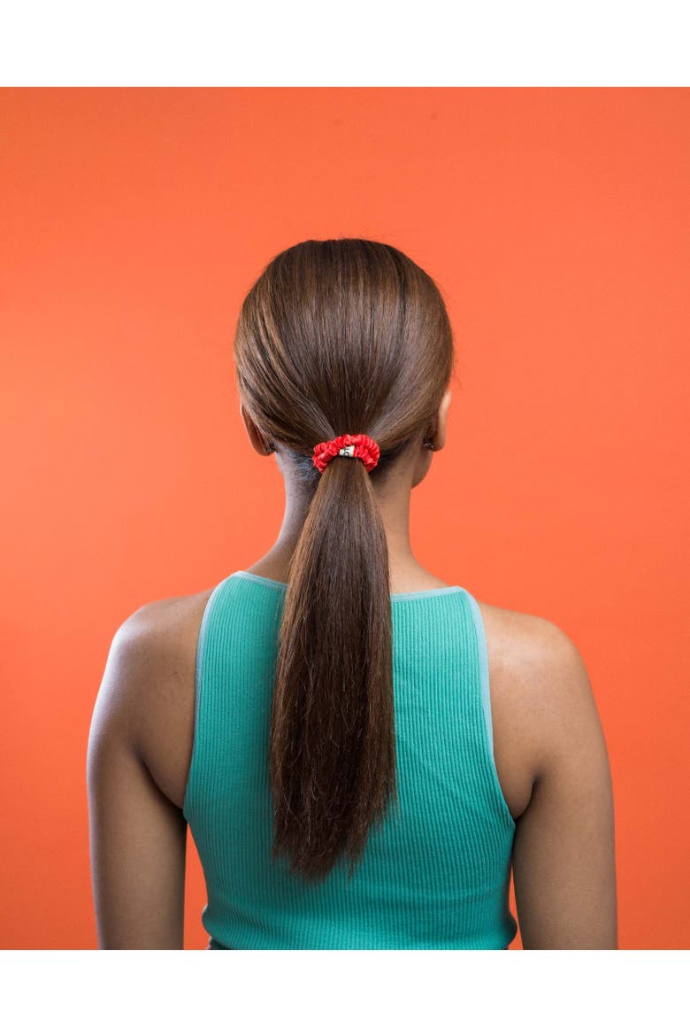 Cabana Skinny Silk Scrunchies, Alternate, color, Cabana