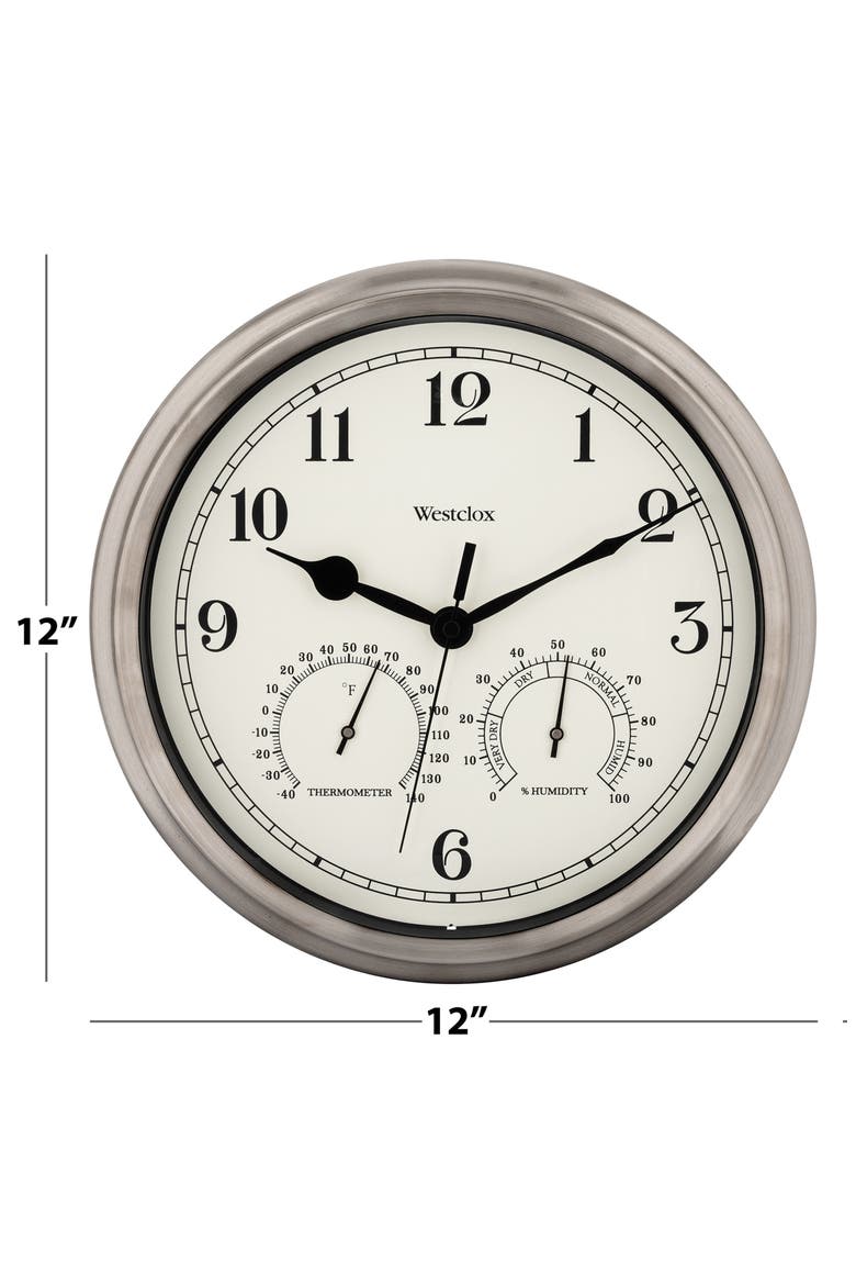 Wall Clock, Alternate, color, SILVER