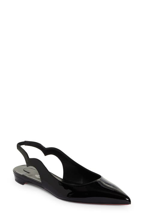 Hot Chickita Pointed Toe Slingback Flat (Women)