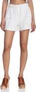 Avec Les Filles Cotton Blend Cargo Shorts