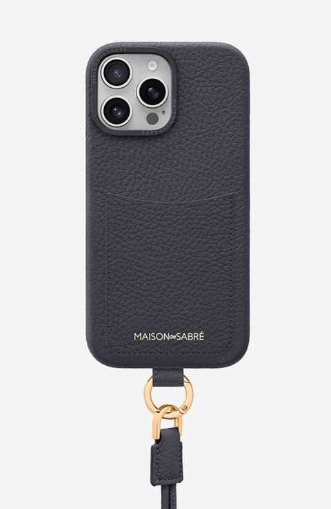 【新品・未使用】MAISON de SABRÉ iPhone13 Pro Max The Card Phone Case iPhone 14 Pro Max - Sandstone Nude