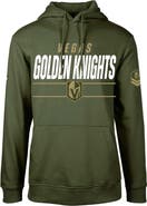 LEVELWEAR Men's Levelwear Olive Vegas Golden Knights Delta Podium Fleece Pullover Hoodie