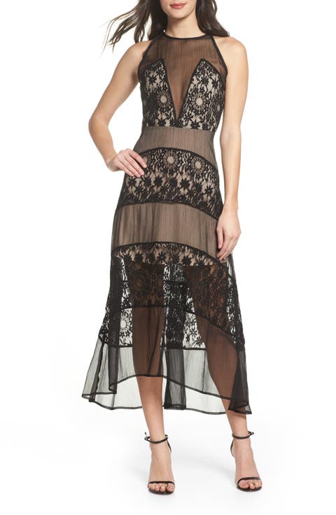 Tristan Lace & Chiffon Maxi Dress