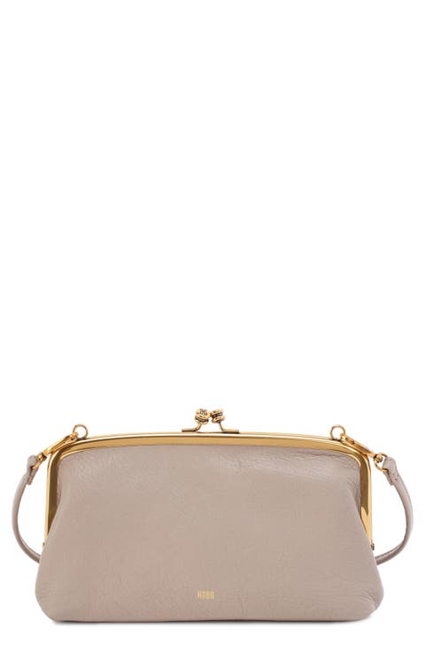 Cora Leather Frame Crossbody Bag