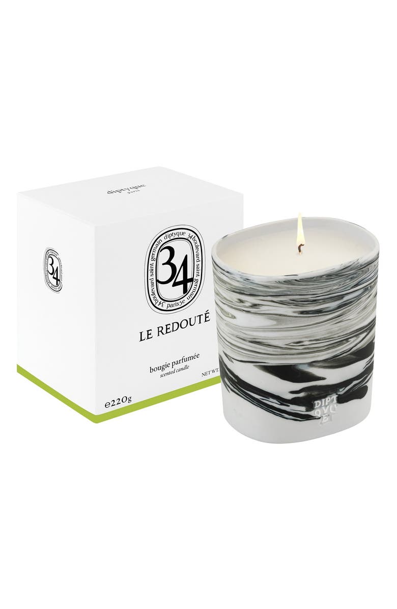 Diptyque 34 Le Redouté Scented Candle, Alternate, color,