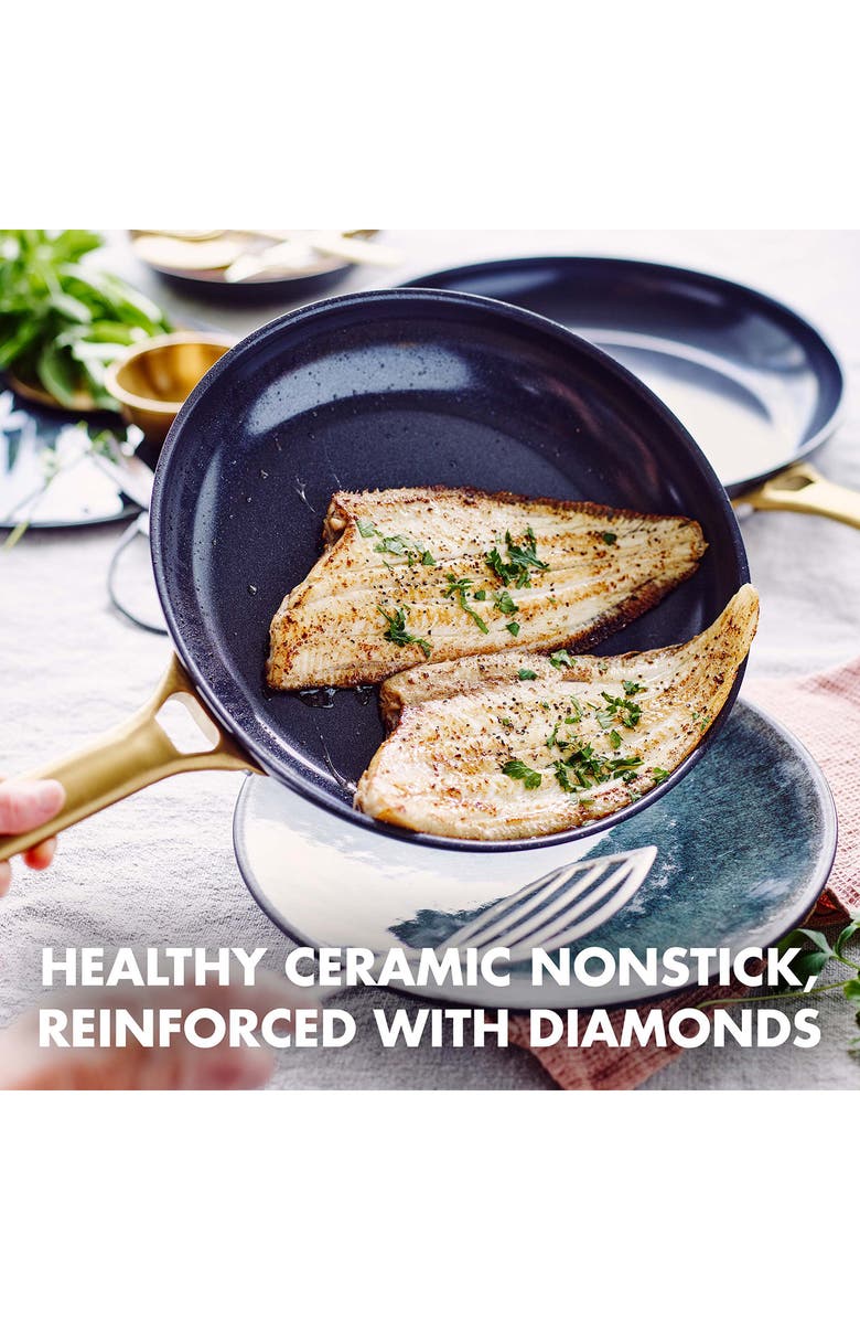 GreenPan Reserve Set of 3 Ceramic Nonstick Frying Pans, Alternate, color,