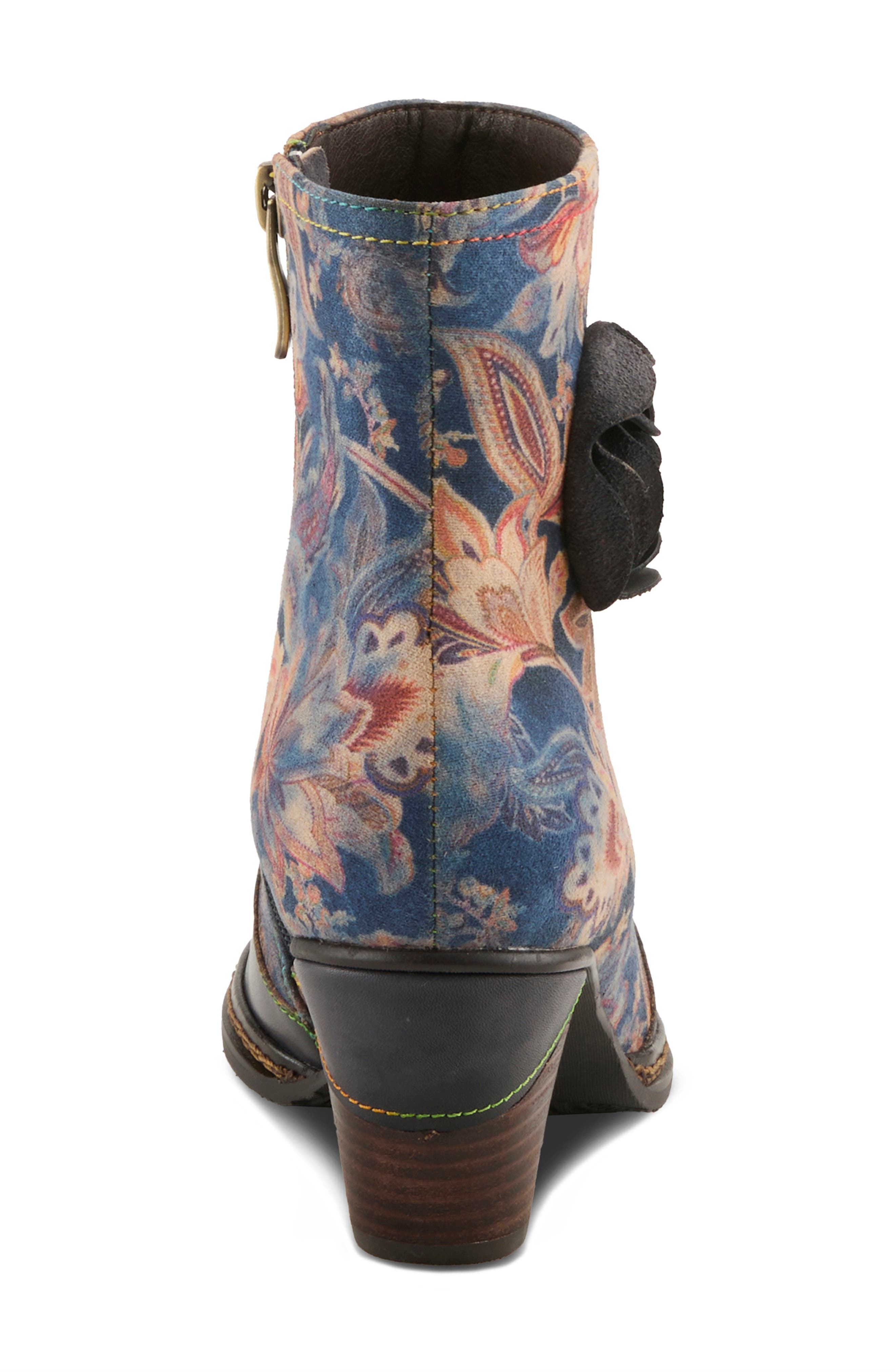 Naima Bootie, Alternate, color, BLUE MULTI