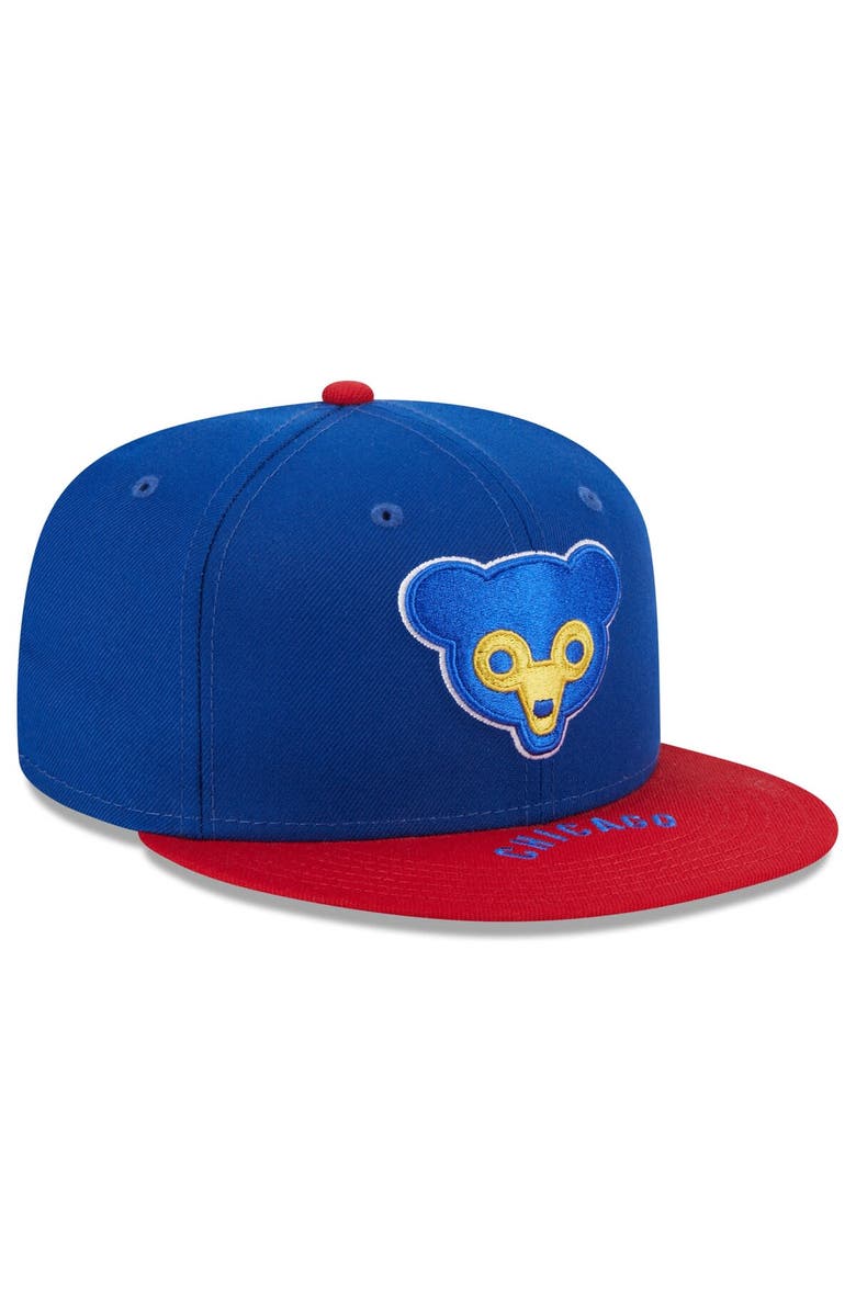 New Era Men's New Era Royal/Red Chicago Cubs On Deck 59FIFTY Fitted Hat, Alternate, color, 