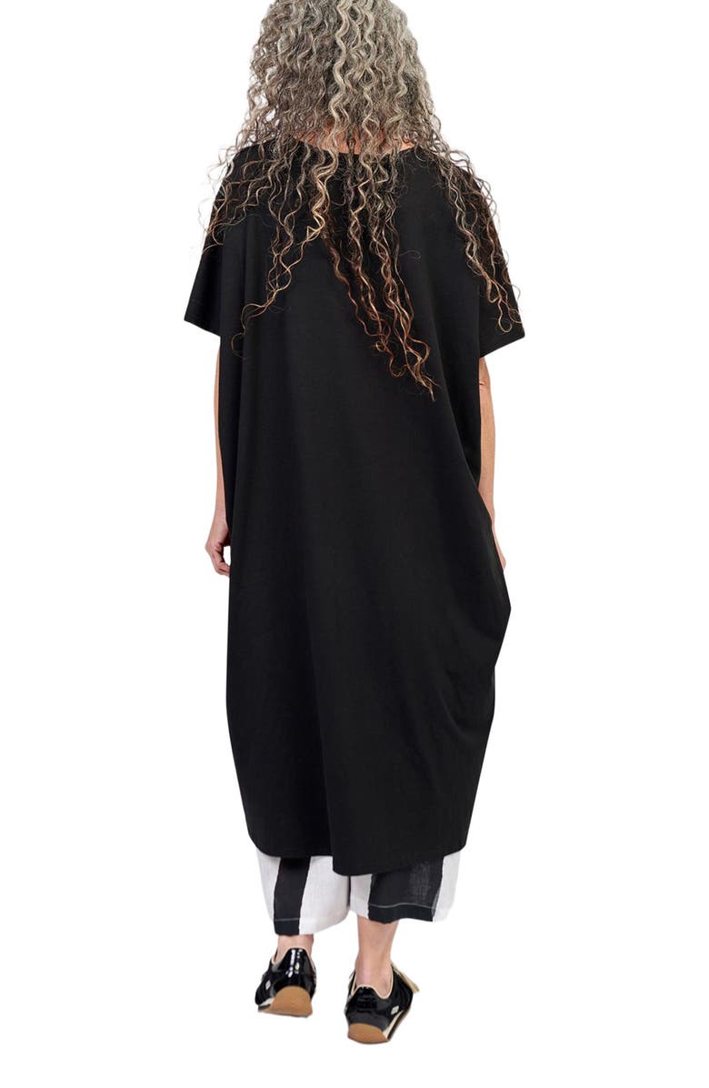 Alembika Crew neck high-low jersey tunic, Alternate, color, 
