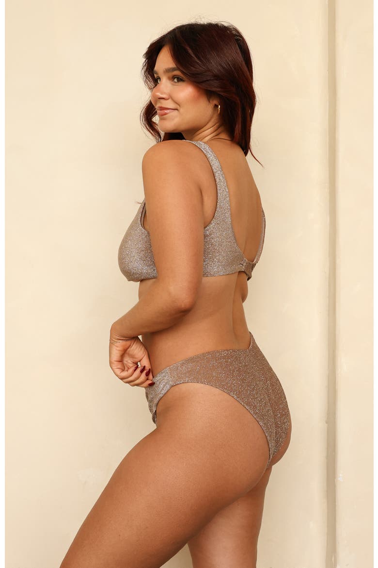 Angel Cheeky Bikini Bottom, Alternate, color, Cacao