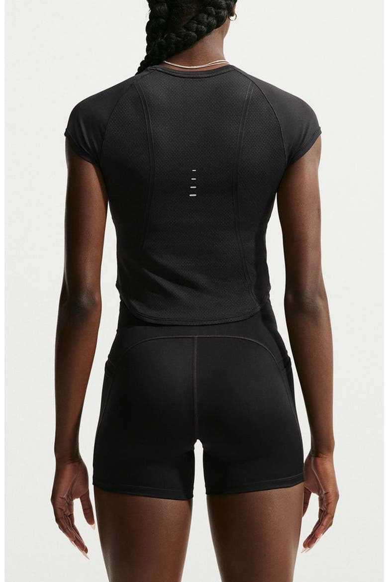 Swift Dri-FIT Seamless Performance T-Shirt, Alternate, color, 010 BLACK/ RFLSLV