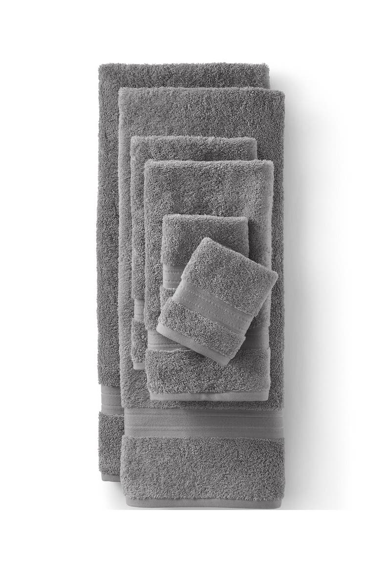 Premium Supima Cotton Towel, Main, color, Ultimate Gray