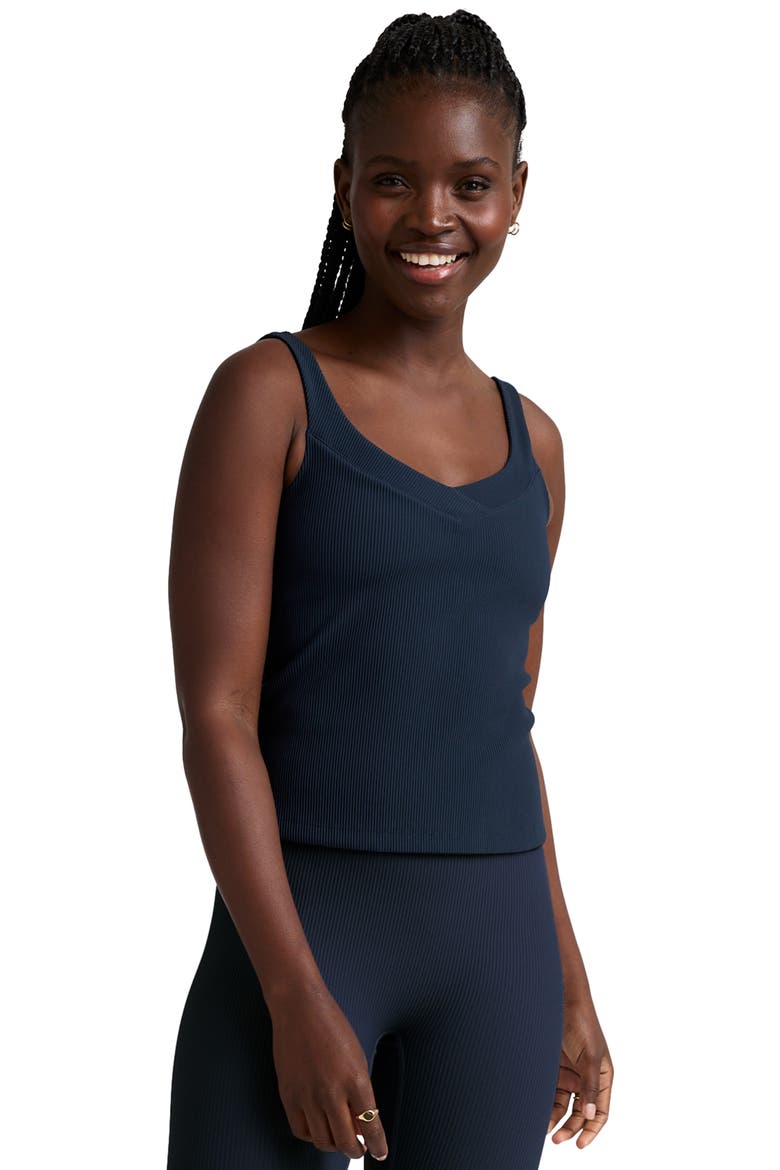 Rib Tank Top, Alternate, color, NOCTURNAL NAVY