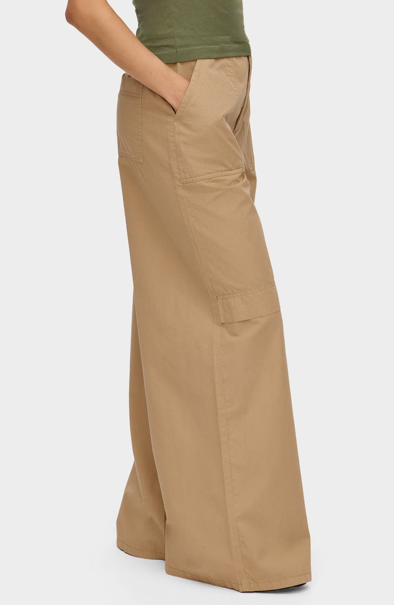 ALIGNE Aster Organic Cotton Pants, Alternate, color, Camel