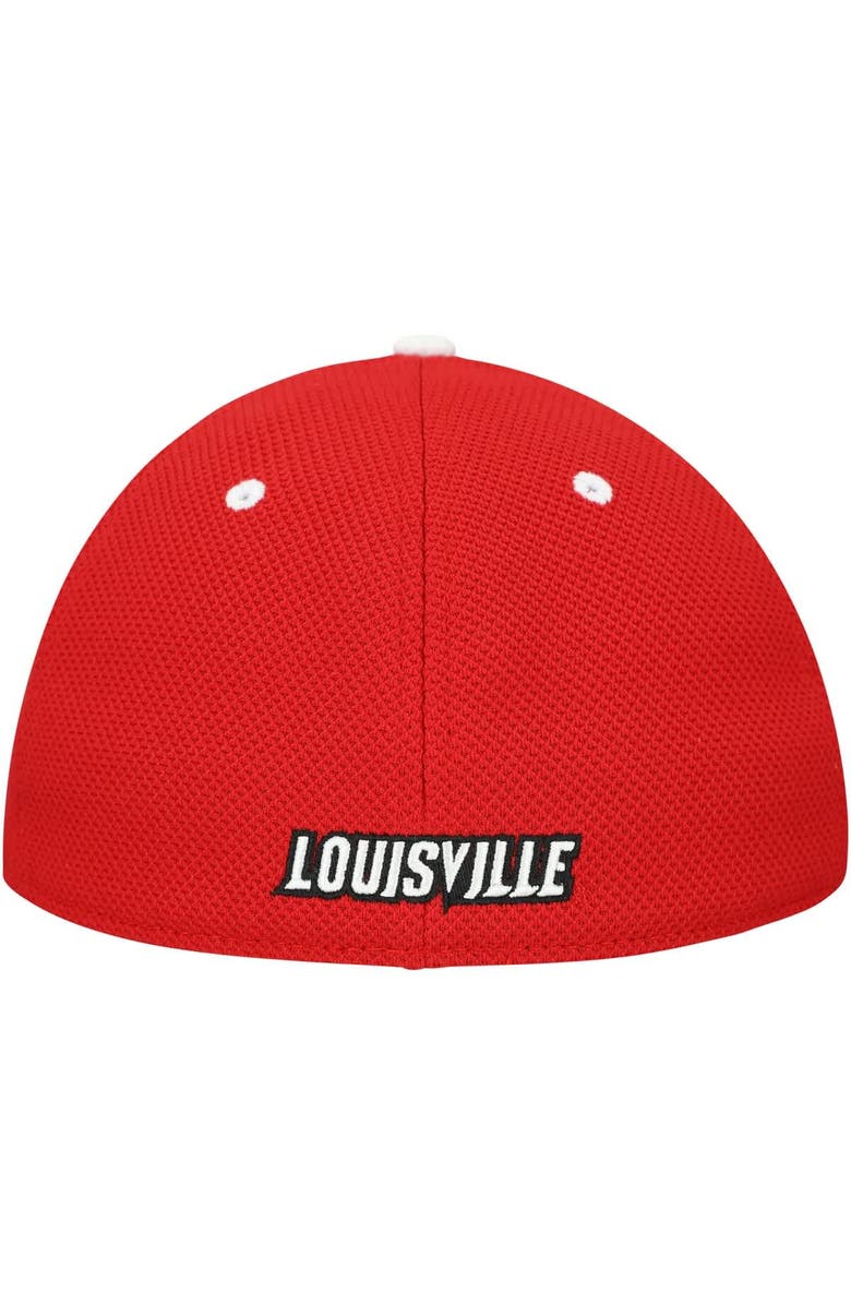 adidas Men's adidas  Athletic Red Louisville Cardinals On-Field Fitted Baseball Hat, Alternate, color, 