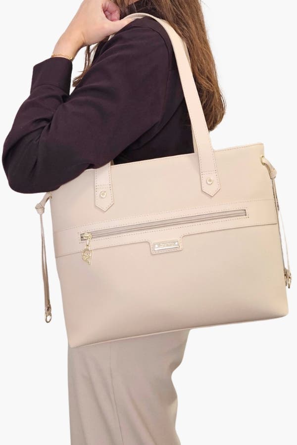 La Vie 578 Tote Bag, Alternate, color, Beige