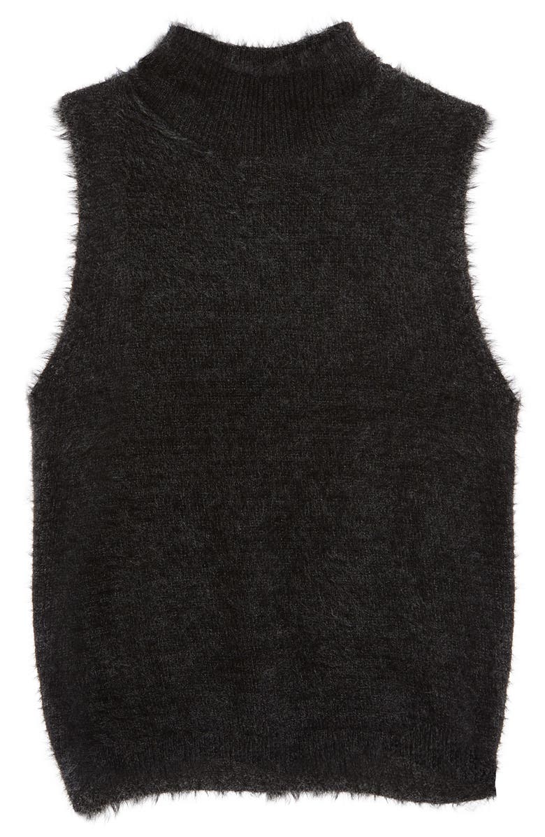 Halogen<sup>®</sup> Fuzzy Mock Neck Sweater Tank, Alternate, color,