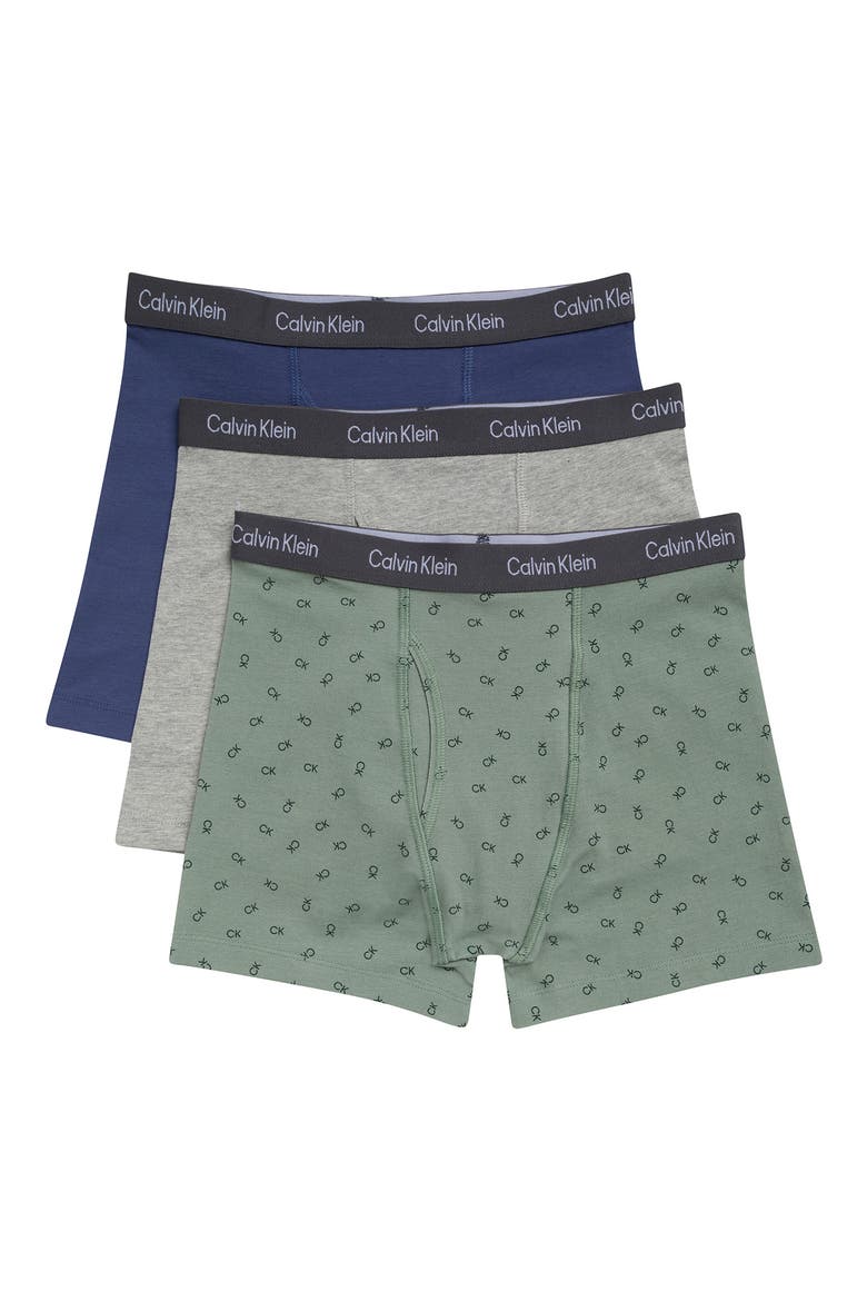 Kids' Assorted 3-Pack Stretch Cotton Boxer Briefs, Main, color, SEA / GRAY / BLUE INDIGO