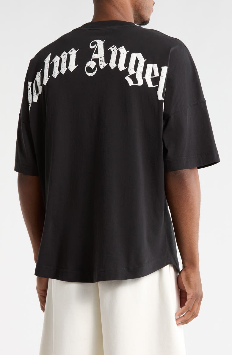 Palm Angels Arched Logo Graphic T-Shirt, Alternate, color,