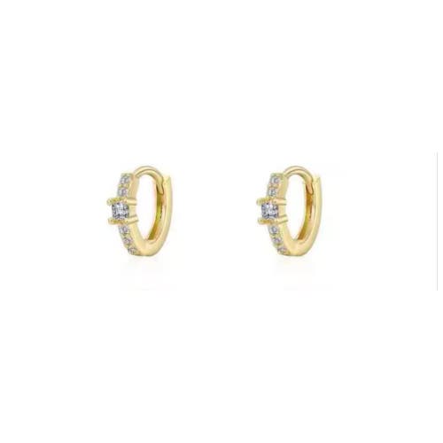 Hollywood Sensation Dainty Huggie Hoop Earrings -3 Pairs In Gold