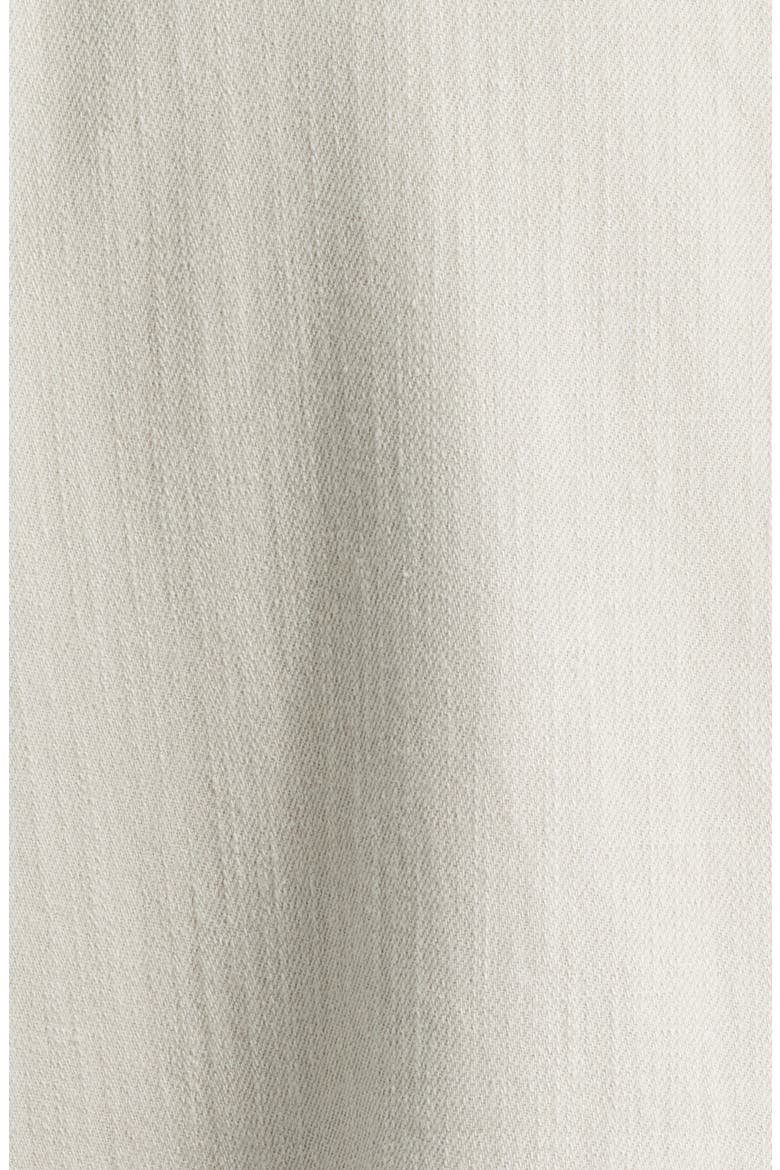 Zip-Up Organic Cotton & Organic Linen Jacket, Alternate, color, CHALK