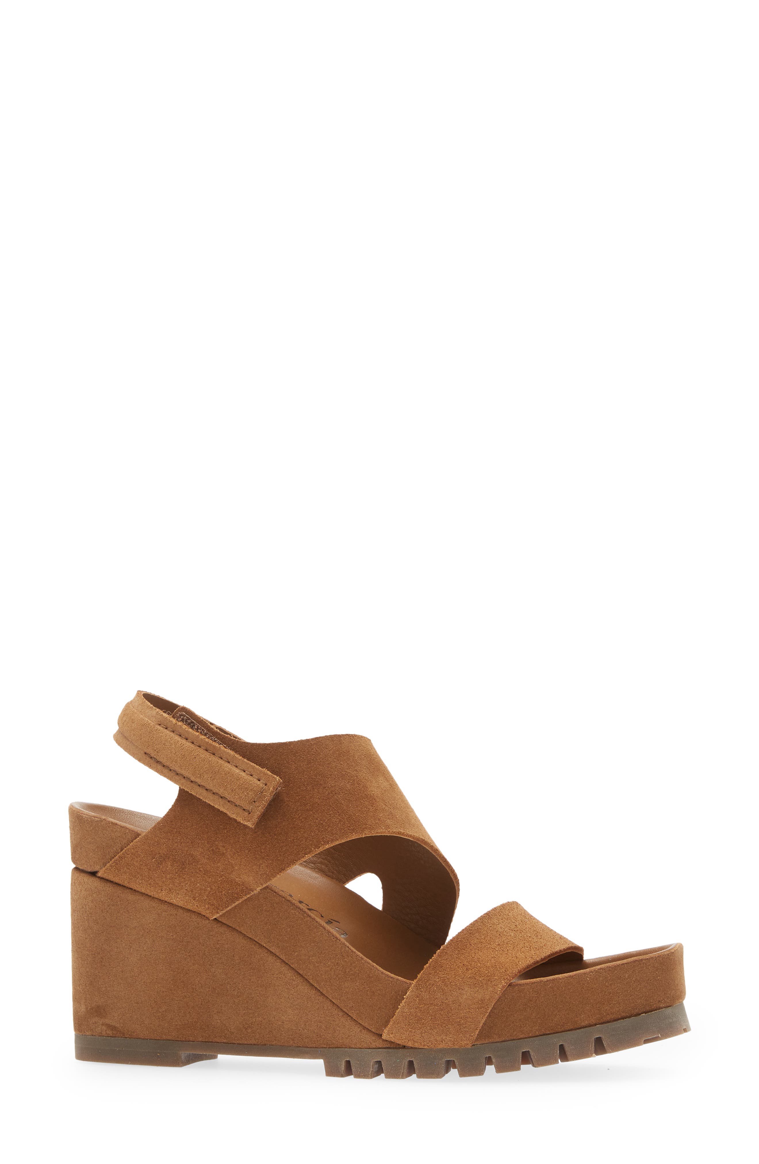 Jouri Platform Wedge Sandal, Alternate, color, CIGAR CASTORODNU