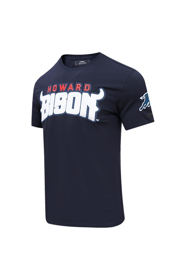 Men's Pro Standard Navy Howard Bison University Classic T-Shirt, Alternate, color, Navy