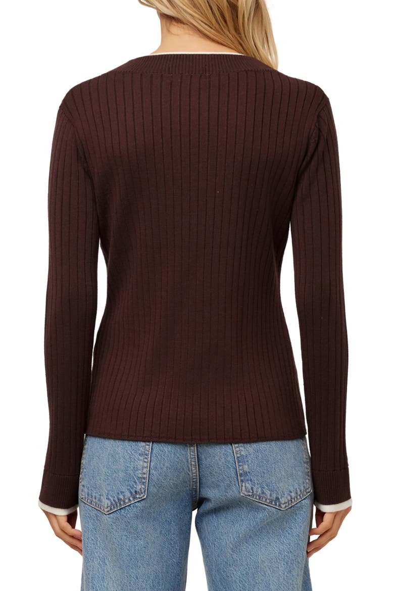 Cindy Layered Sweater, Alternate, color, WOOD