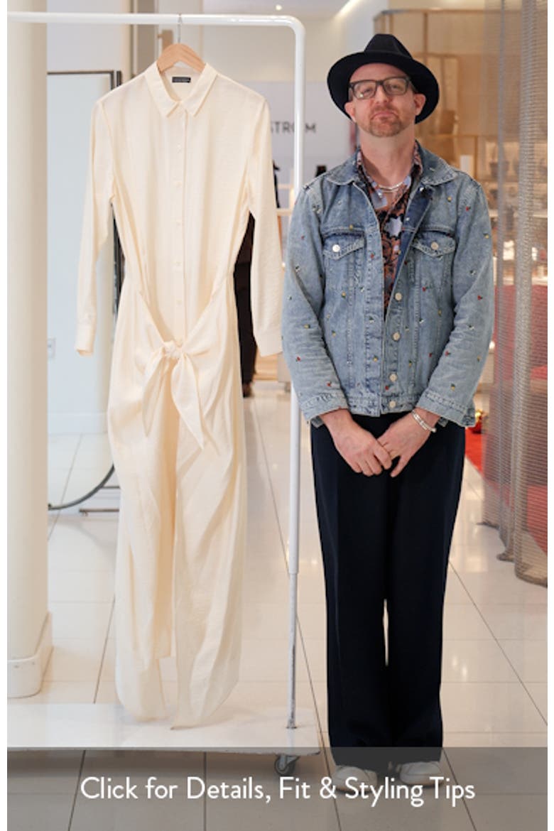 Long Sleeve Techno Rayon Maxi Dress video