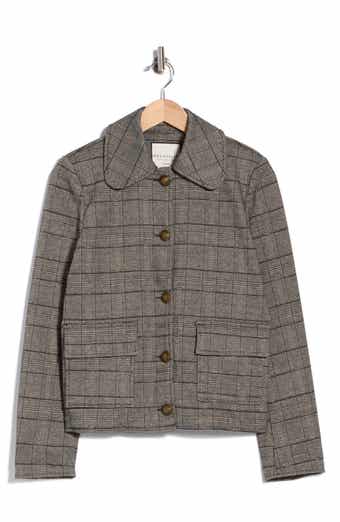 Plaid Cropped Jacket