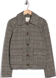 Bagatelle Plaid Cropped Jacket